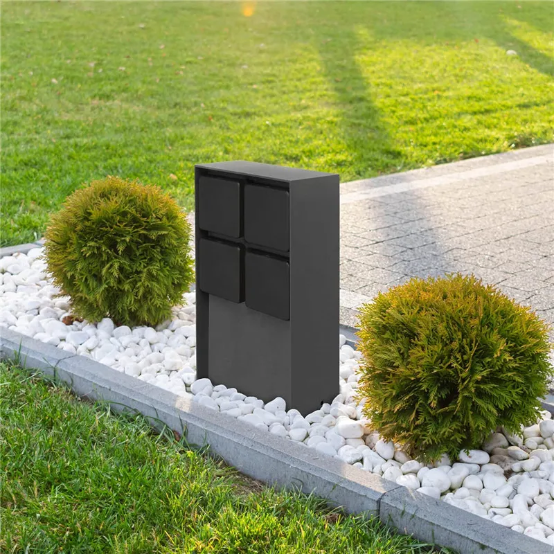 4-Way Outdoor Sockets Waterproof 3680W 16A EU Plug Energy Column Multi-socket Garden Socket For Lawn Mower BBQ Garden lighting