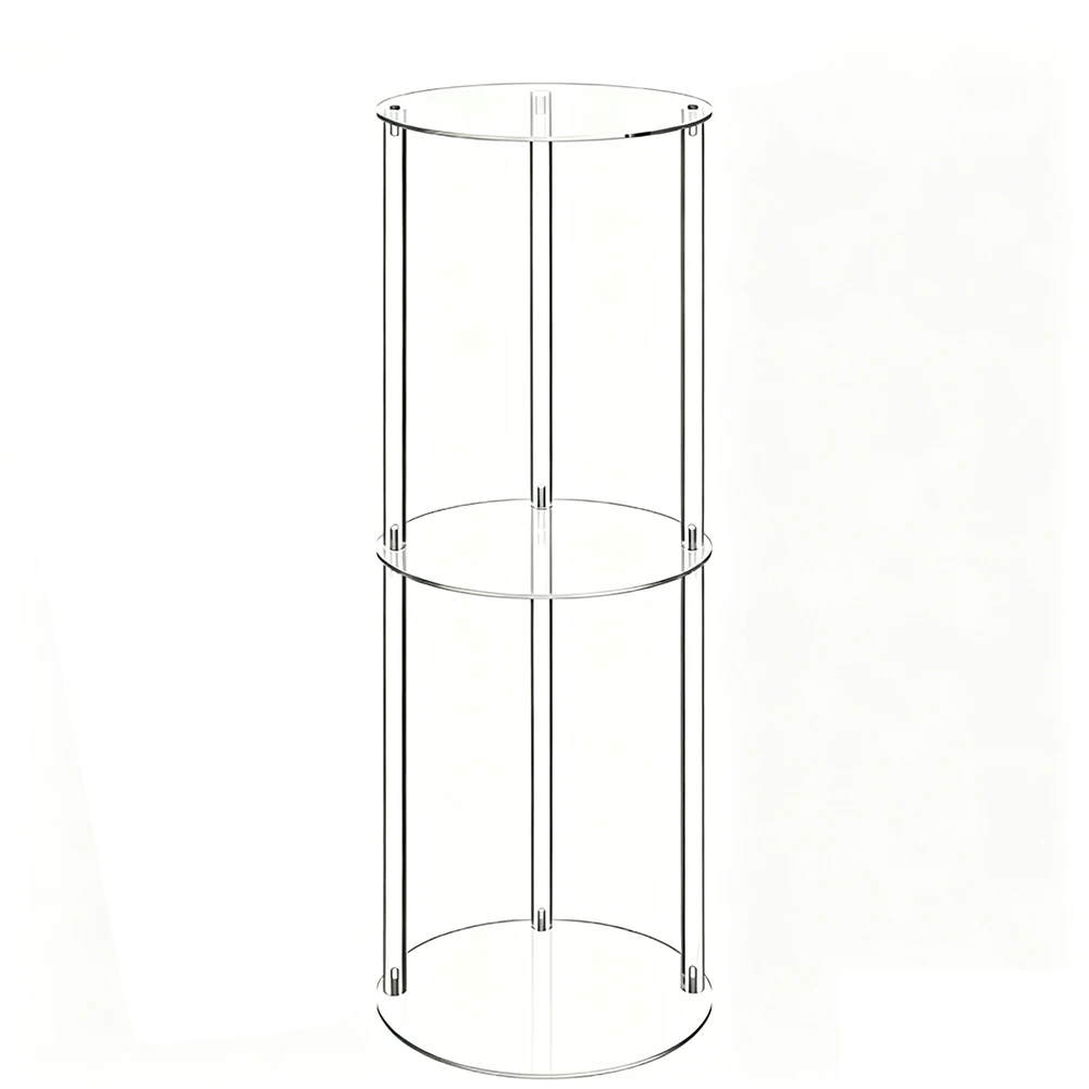 Modern Coffee Table Clear Side Table 22 22 60cm Decorative End Table Design End Table Thick Sturdy Construction image 6