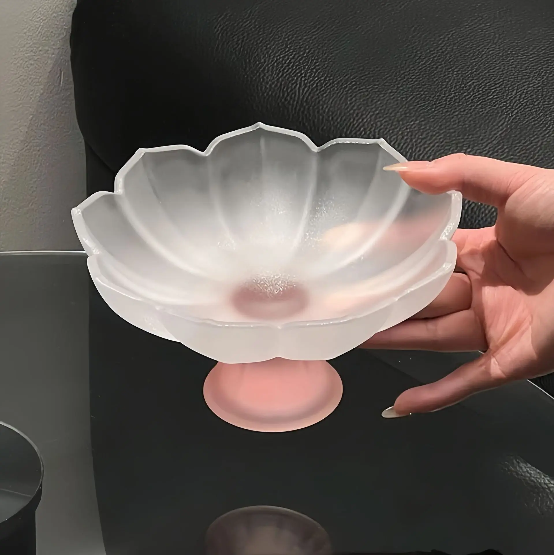 PYH glazed fruit plate high-end exquisite high-value snack fruit plate living room coffee table household