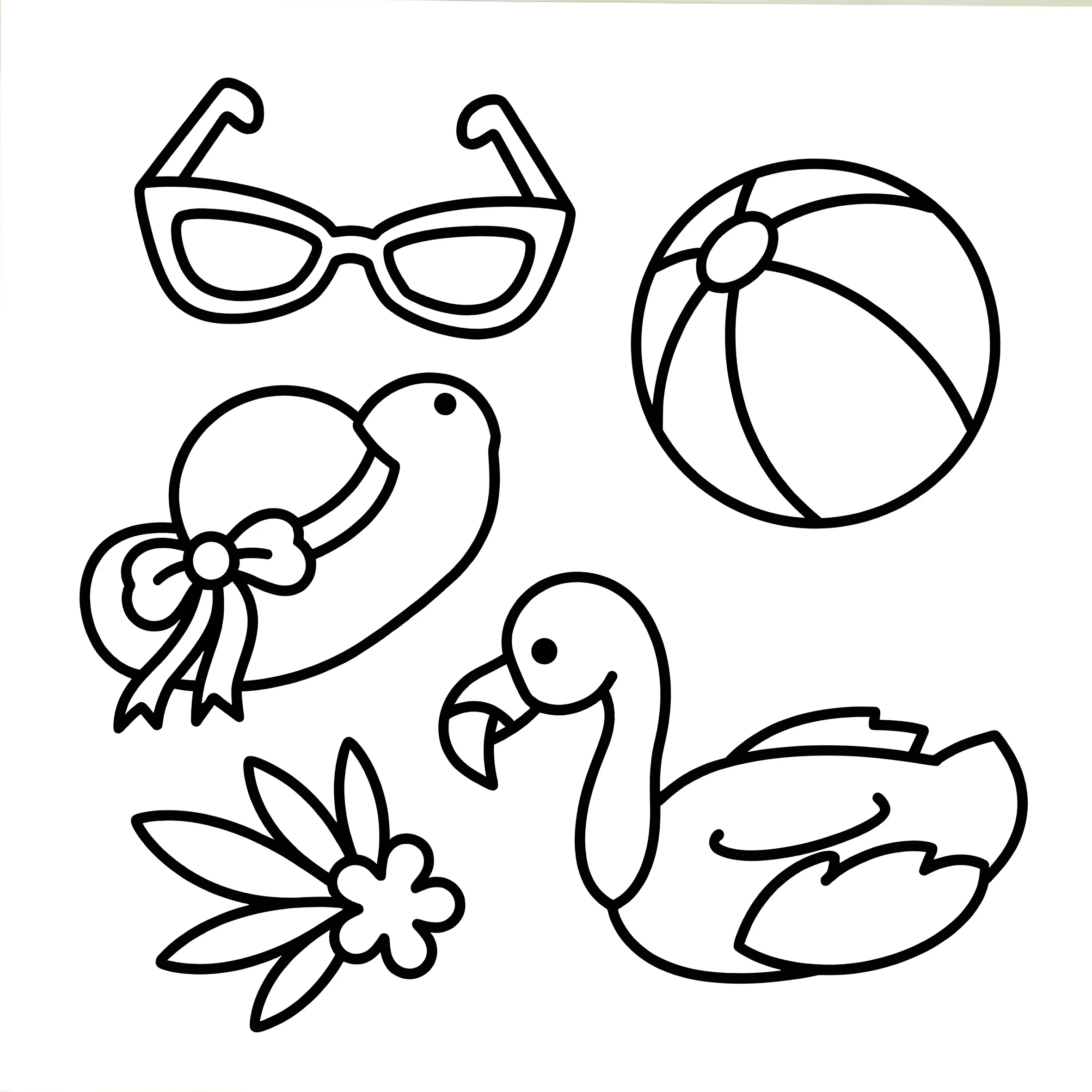 EASY SUMMER Bold-easy Patterns Coloring Book for Adults Cute Drawing Book Perfect Gift for Party and Birthday