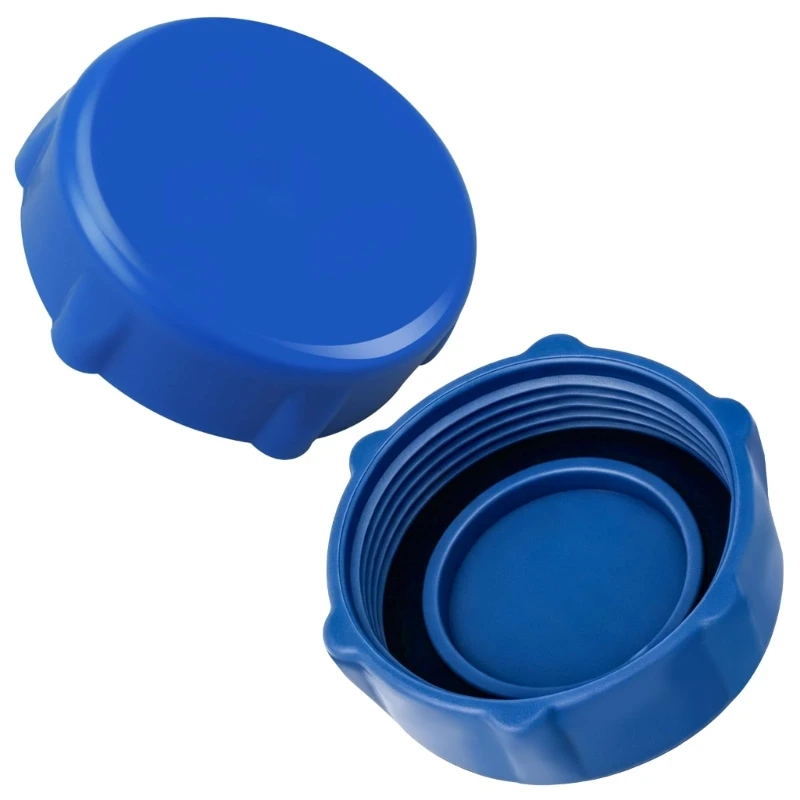 Pool Drain Valves Cap Replacement 2 Piece Set, P01006 Leakproof Threaded Screw On Caps for Above Ground Pool Maintenance, D2RD