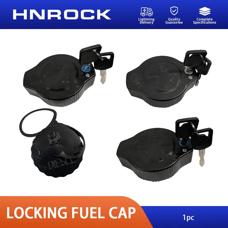 NEW Locking Fuel Tank Cap Aluminum Diesel Tank Cap LX804-1504 Fine Medium Coarse Thread  for DongFangHong YTO Tractor Parts