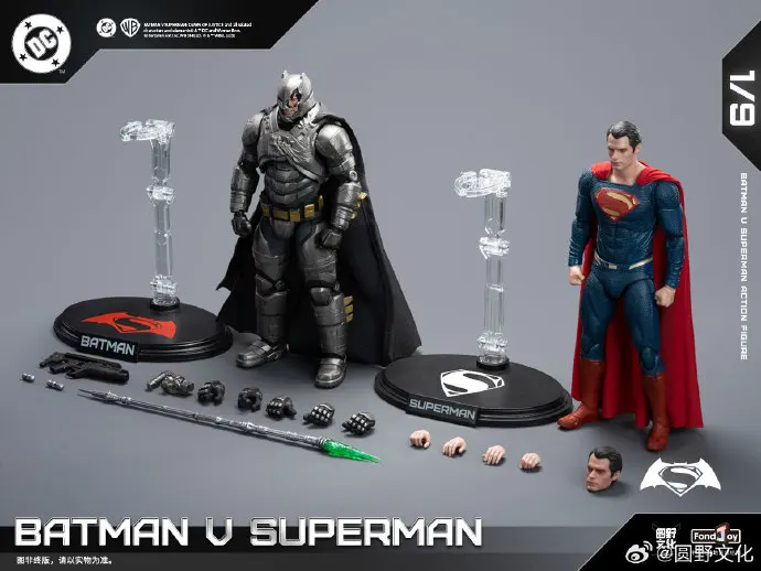 جديد الأصلي فندانجوي باتمان الخامس سوبرمان: فجر العدالة 1/9 باتمان سوبرمان عمل نموذج لجسم تمثال مجموعة فاخرة لعبة مخصصة #6