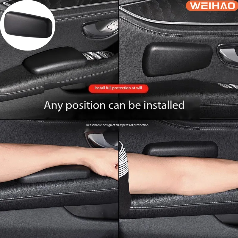 

Real Leather Knee Cushion Knee Pillow Leg Mat Universal Car Parts Memory Cotton Support Leg Support Leather Cove 3 Colors