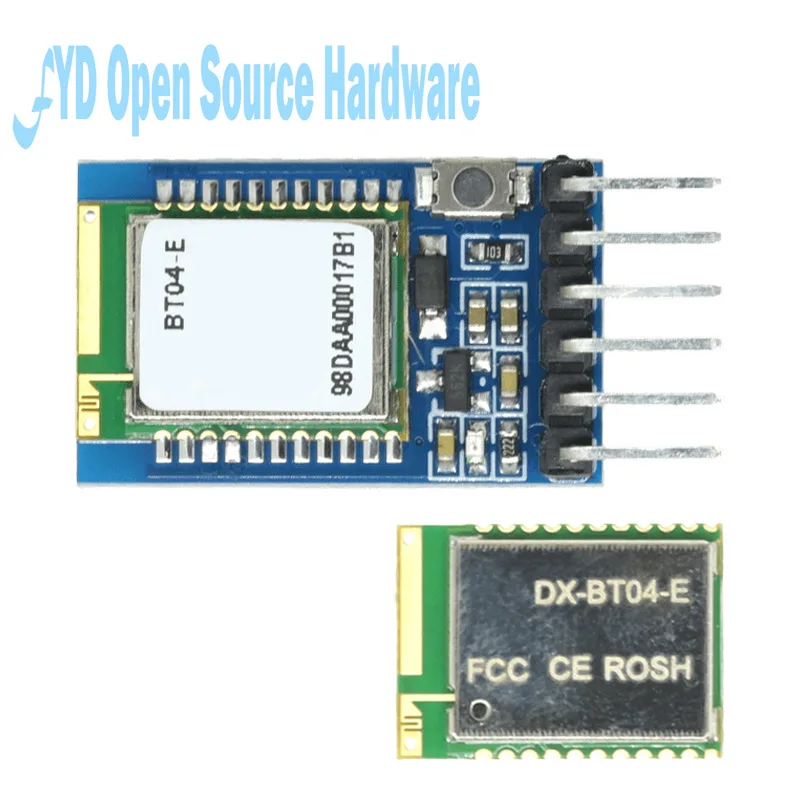 BT04-E Bluetooth модуль с последовательным портом, Прозрачная передача данных SPP3.0 + BLE4.2, Совместимость с HC05/06 Slave