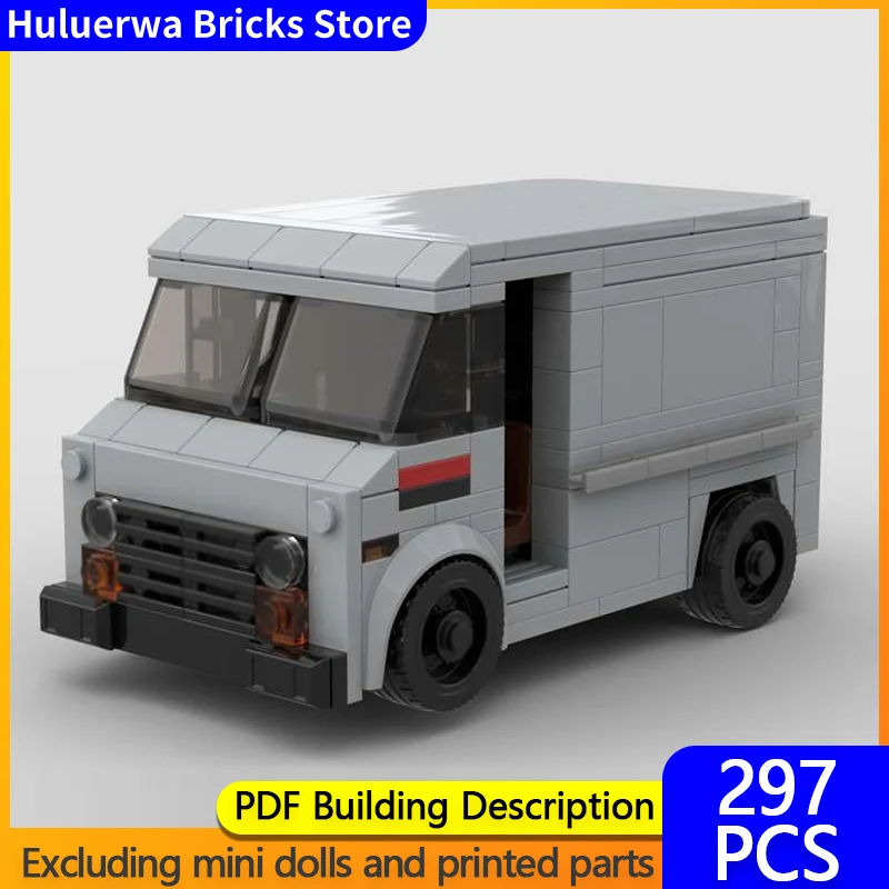 

Speed Racing Car Model MOC Building Bricks Modification Box Van Modular Technology Gifts Holiday Assemble Children Toys Suit
