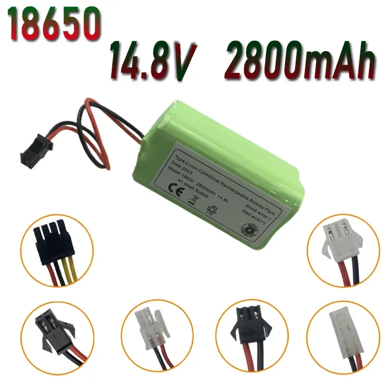 Vacuum Cleaner Battery 14.8V 2800mAh for Chuwi/Polaris/Kitfort/DIBEA/Ecovacs/iBoto iLife/Genio/Liectroux/Xiaomi