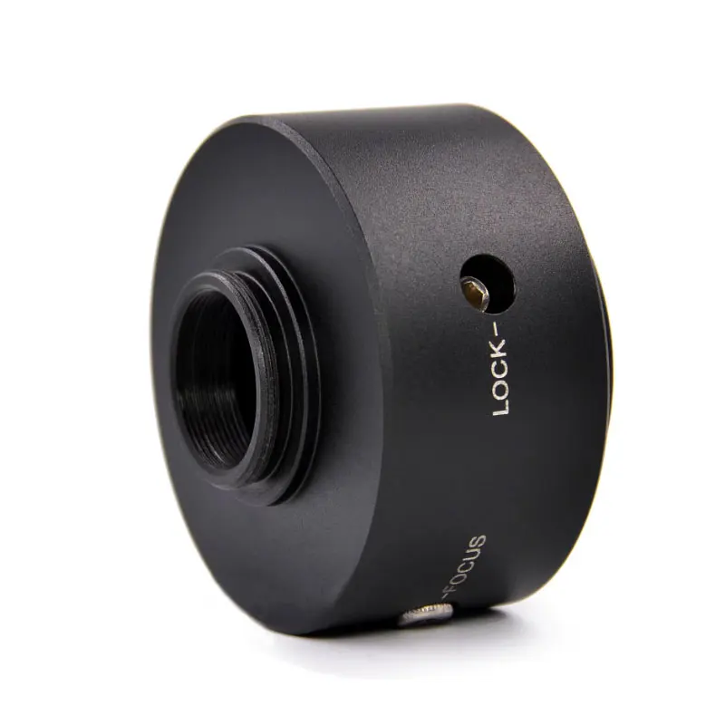 Adaptador de cámara de microscopio 0,5x para conector de montaje C de microscopio Trinocular Olympus