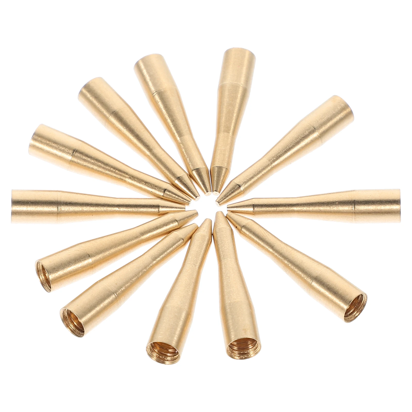 12 Pcs Rubber Band Dart Shaft Accessories Pure Copper Shafts Professional
