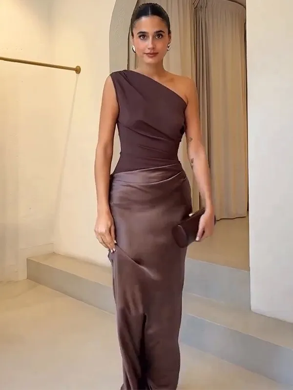 Sk Gonna a pieghe a vita alta aderente Dr Svel Sexy alla moda da donna Dr Ciwalk Faion Gonna a vita alta monopezzo