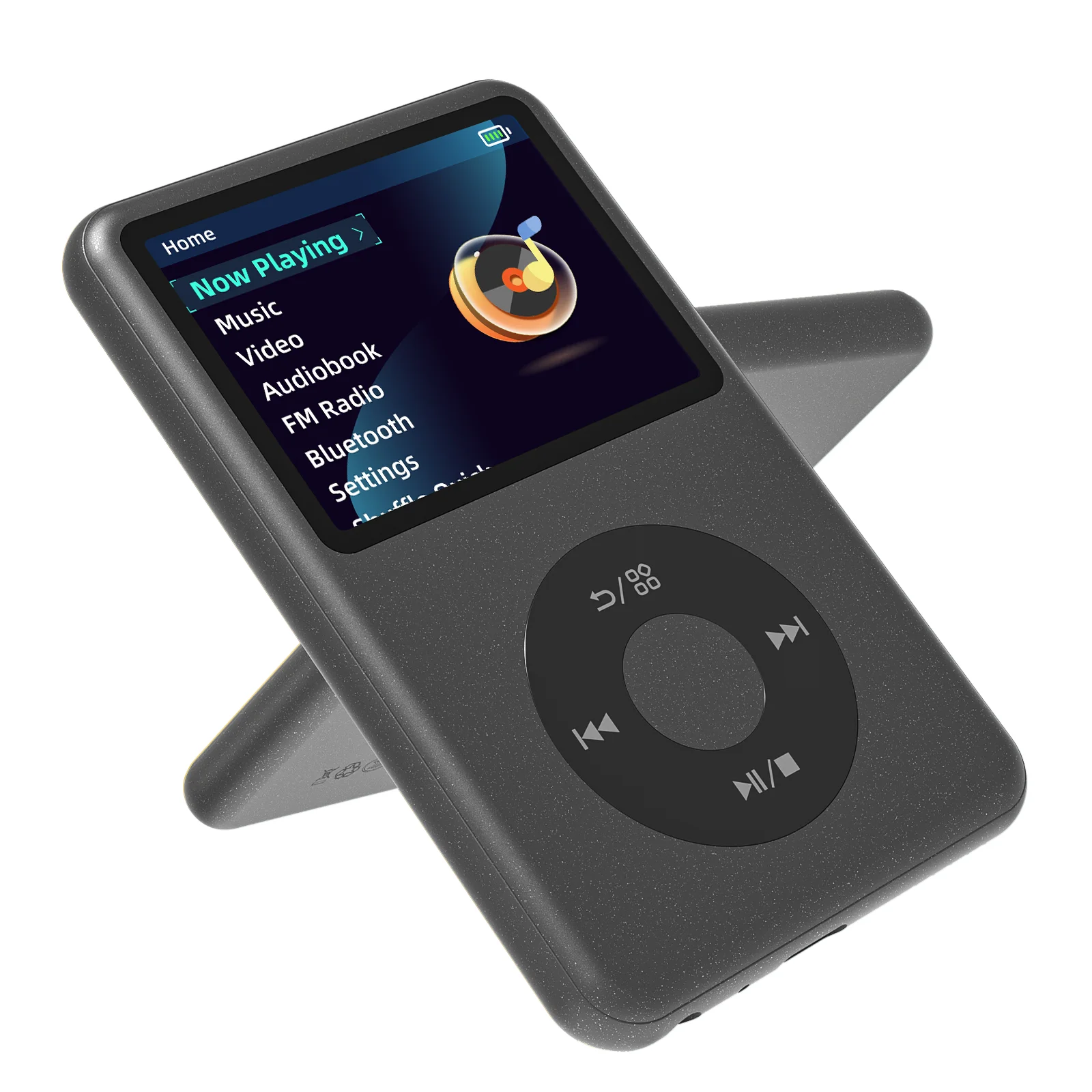 ポータブルmp3プレーヤー、Bluetoothスピーカー＆ビデオ、ラジオ受信機