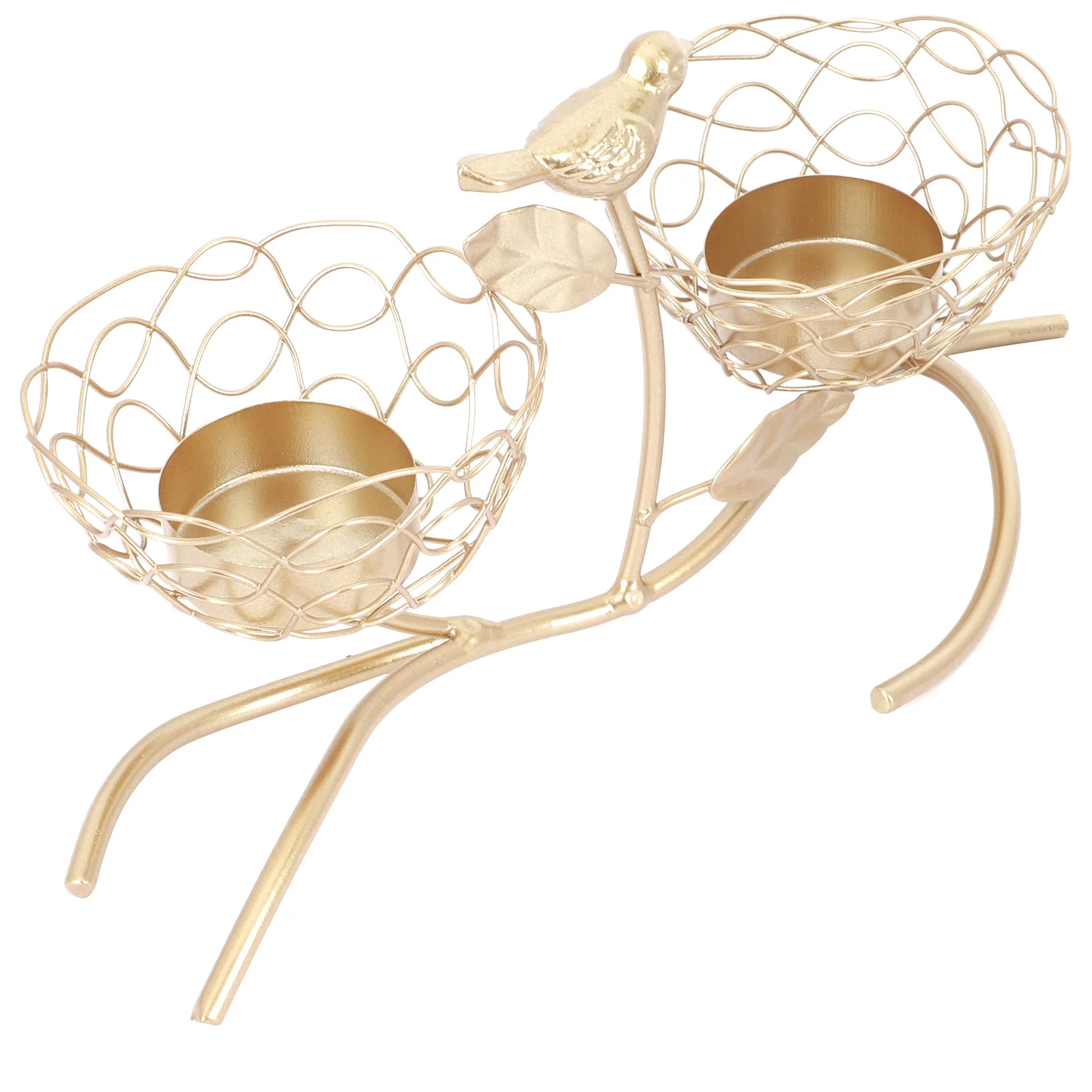 

1Pcs Nordic Style Candlestick Decorative Stand Party Wedding Home Desktop Ornament Bird Candlestick