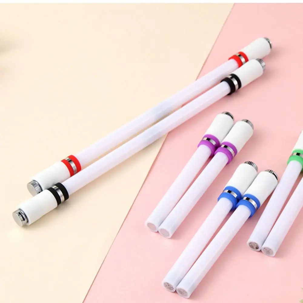 Toy School Supplies LED Flash Gel Pen Luminous Spinning Pen Foldable Spinning Pen Magnet Light Balance Pen Rotating Light Pen