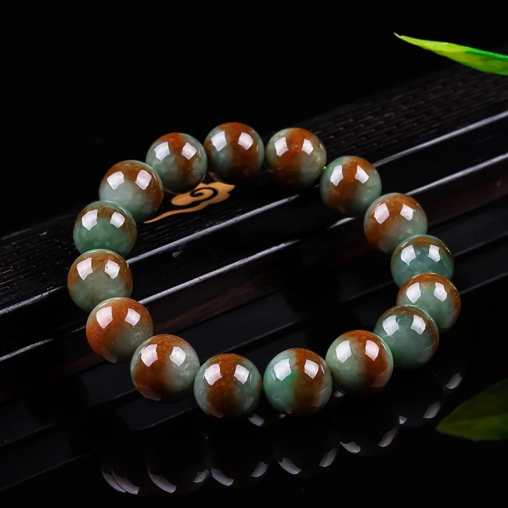 

Браслет из натурального мьянманского жадеита, бусины, амулет, браслет-шарм, настоящий нефрит, дизайнерские аксессуары, модные резные украшения из драгоценных камней, подарки для женщин