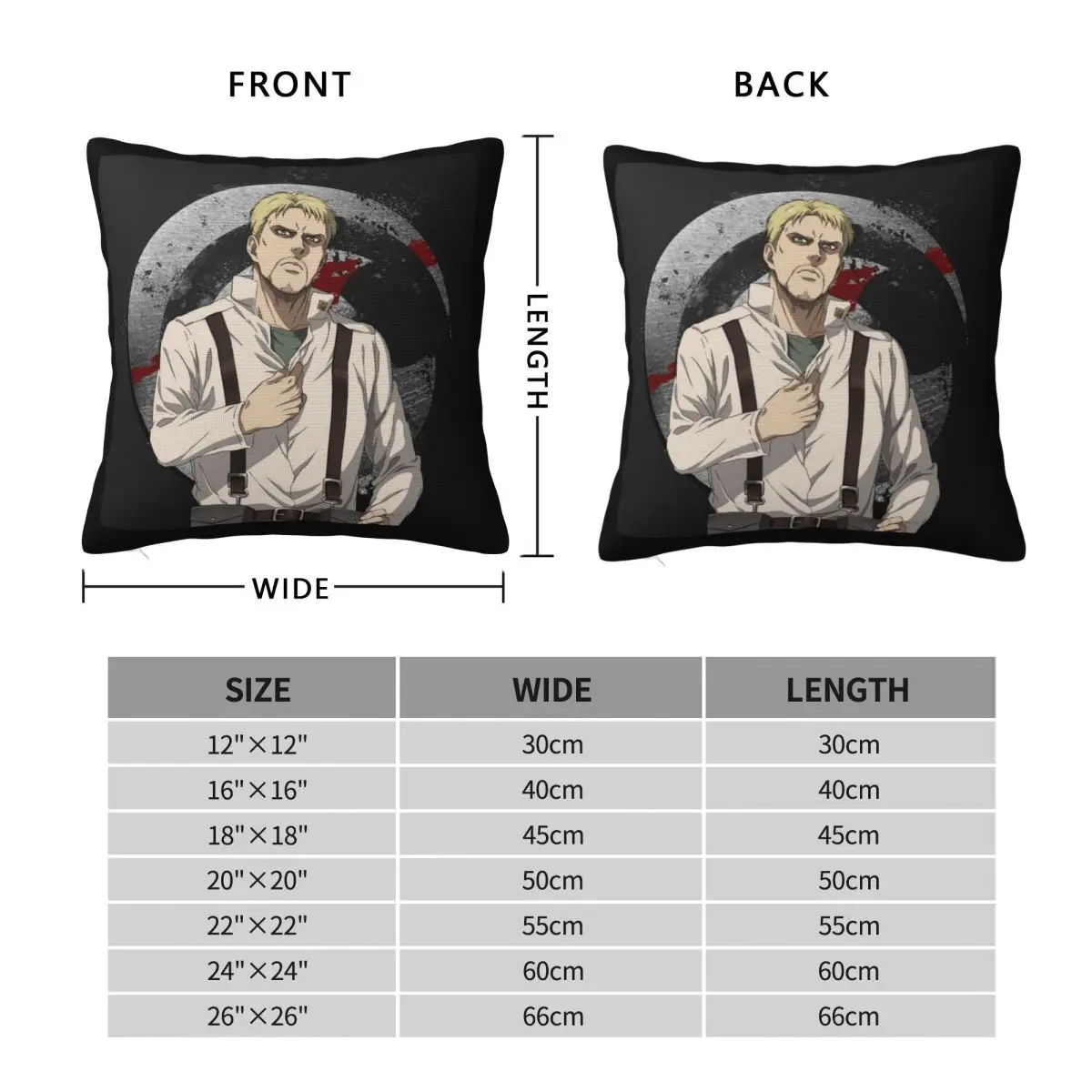 Mappa - Reiner Braun Square Pillowcase Pillow Cover Cushion Decor Comfort Throw Pillow for Home Sofa