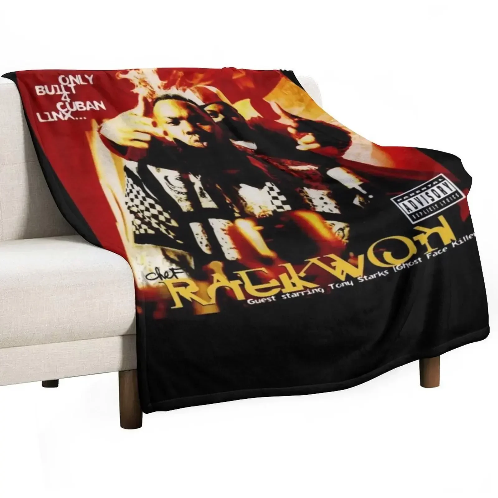 

Only Built 4 Cuban Linx Chef Raekwon Throw Blanket Bed Fashionable Vintage Blankets