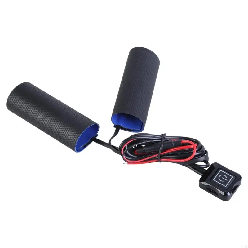 2025 New USB DC12V Heated Grip Cover Anti Slip Handle Heated Grip with Control