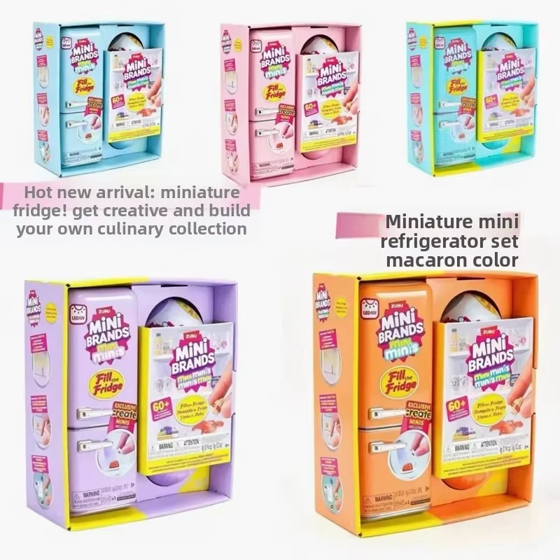 New ZURU Mini Brand Surprise Refrigerator Ball Mysterious Toy Decoration Model Blind Box Suitable for Birthday Gifts  Blind Box