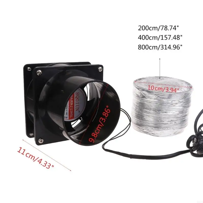 517A US Plug Plug Smoke Abripber Fume Extractor Tipe Tipe Duct Exhuast Fean с шлангом протоков