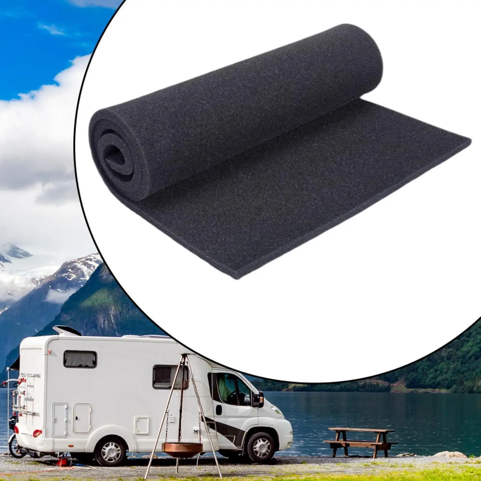 RV Air Conditioner Replacement Filter Adjustable Size Sturdy Easy to Install Multiuse for RV Automotive Truck Parts
