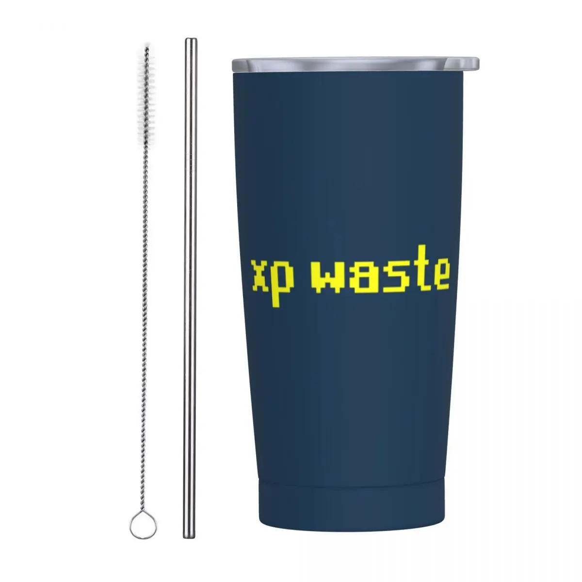 Runescape Xp Waste Stainless Steel Tumbler Vacuum Insulated Mugs Thermal Cold Bottle Straws With Lid 20oz