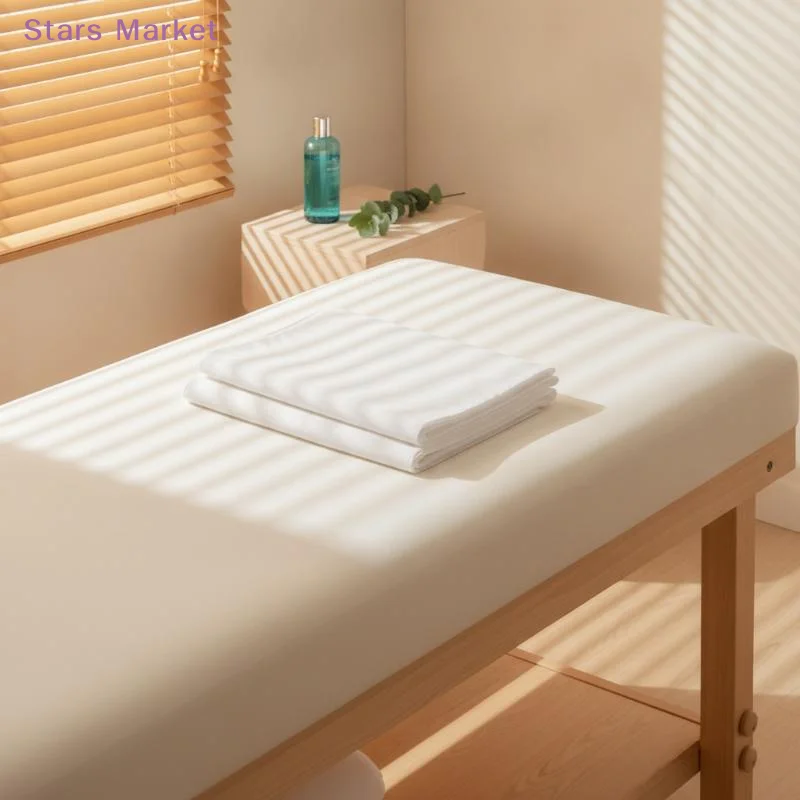 100Pcs Disposable Nonwoven Face Cradle Cover 50*70cm Waterproof For Massage Spa Beauty Headrest