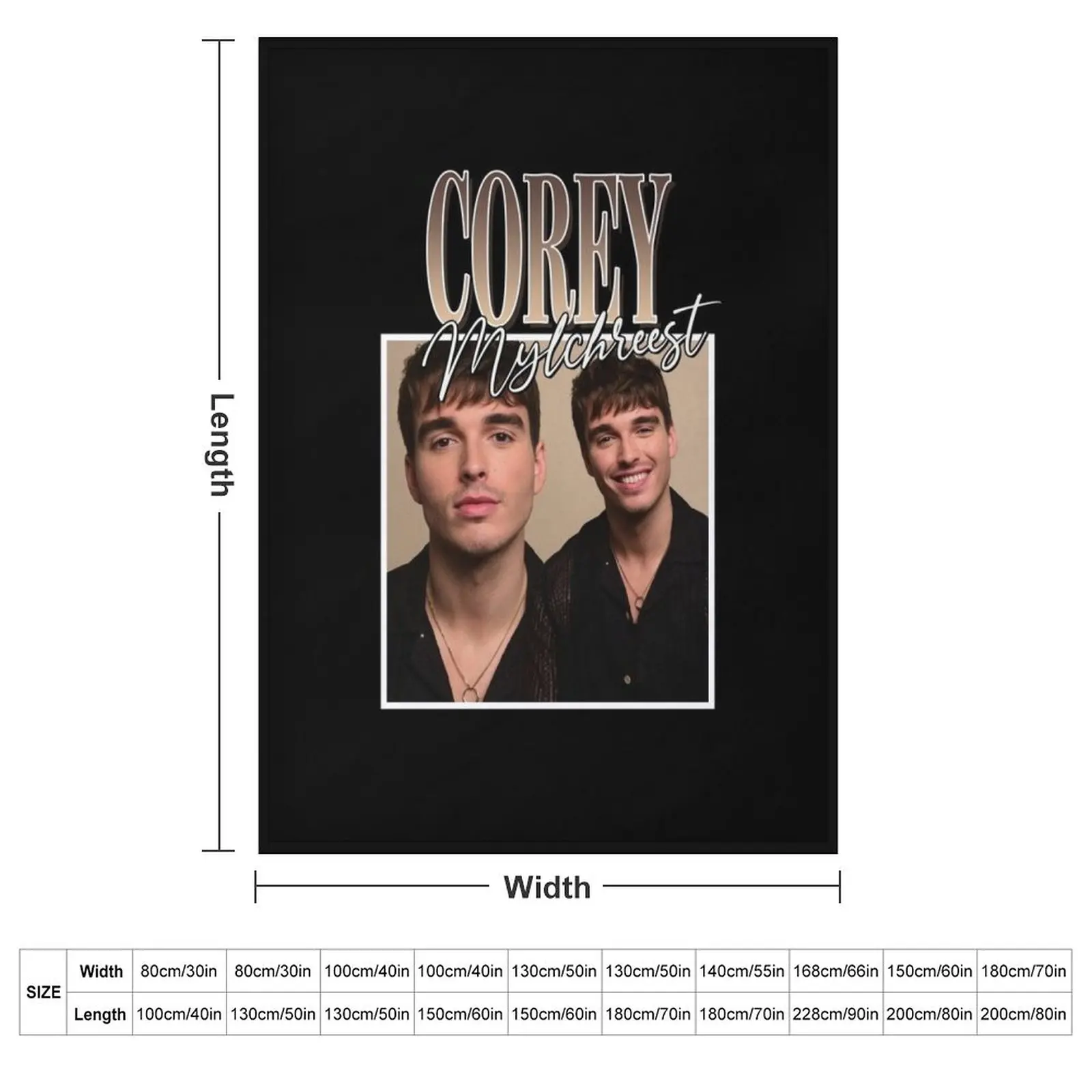 Corey Mylchreest Throw Blanket Designers Bed sofa bed Moving Summer Baby Blankets