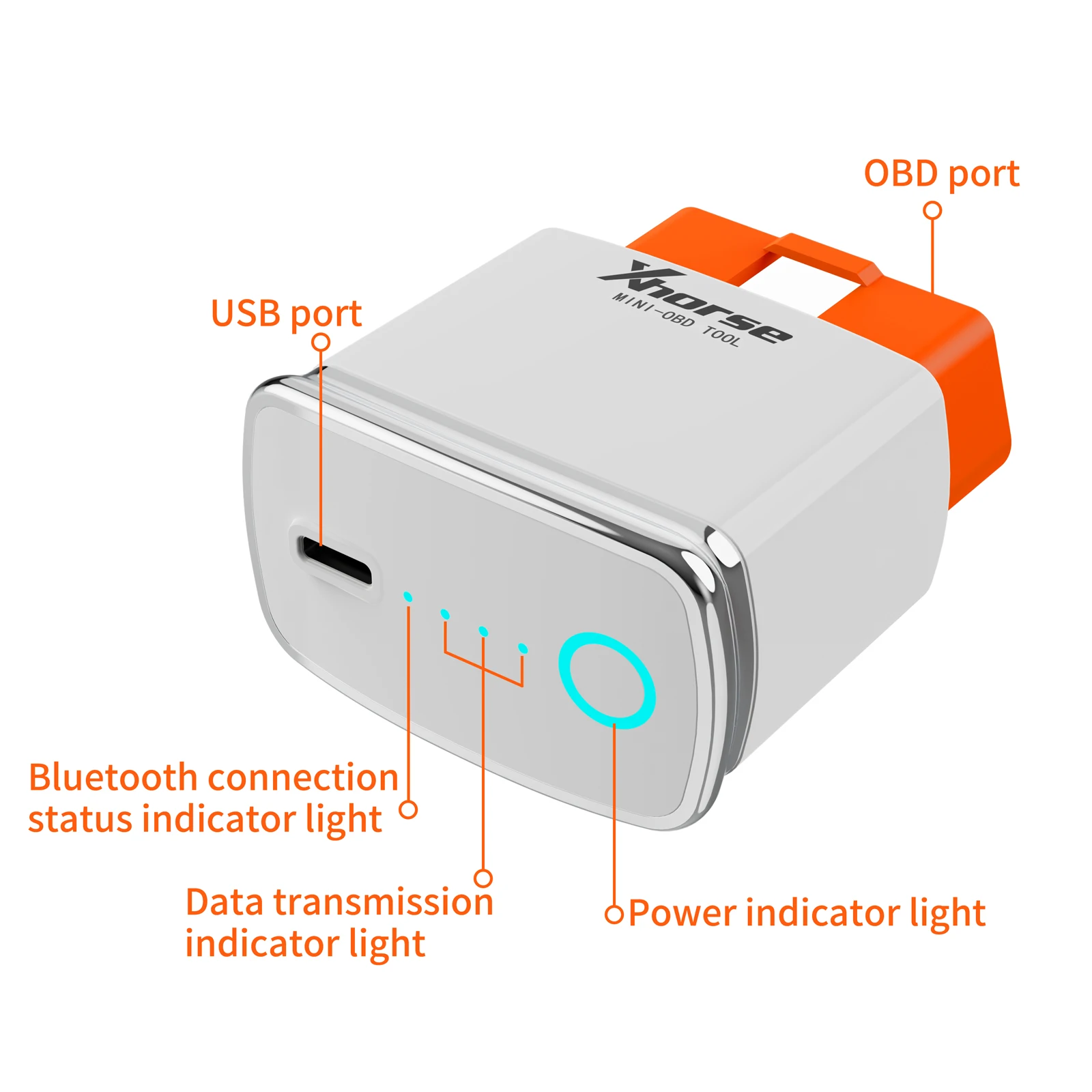 Xhorse XDMOT0GL MINI OBD Tool FT-OBD for Toyota Smart Key Support Add Key and All Key Lost