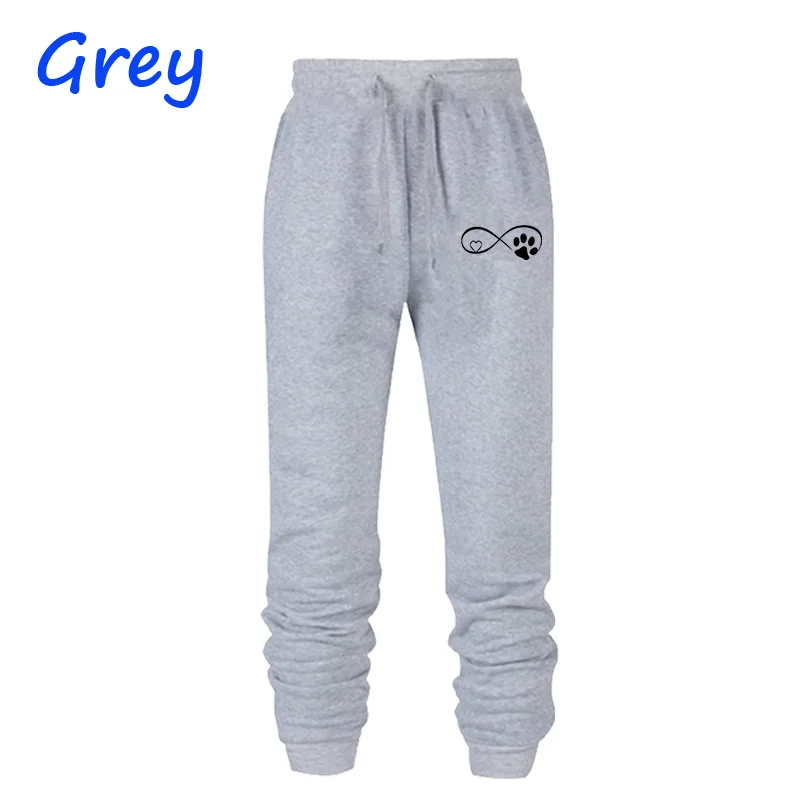 New Fashion Printed Trousers Women Sports Pants Loose Fleece Solid Color Long Pants Outdoor Jogging Pants