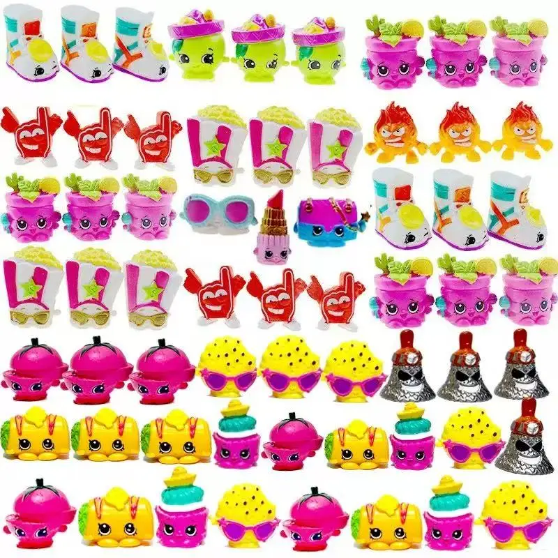 50Pcs/set Popular Cartoon Anime Action Figures Toys Soft Garbage The Grossery Gang Model Toy Dolls Randomly Seasons