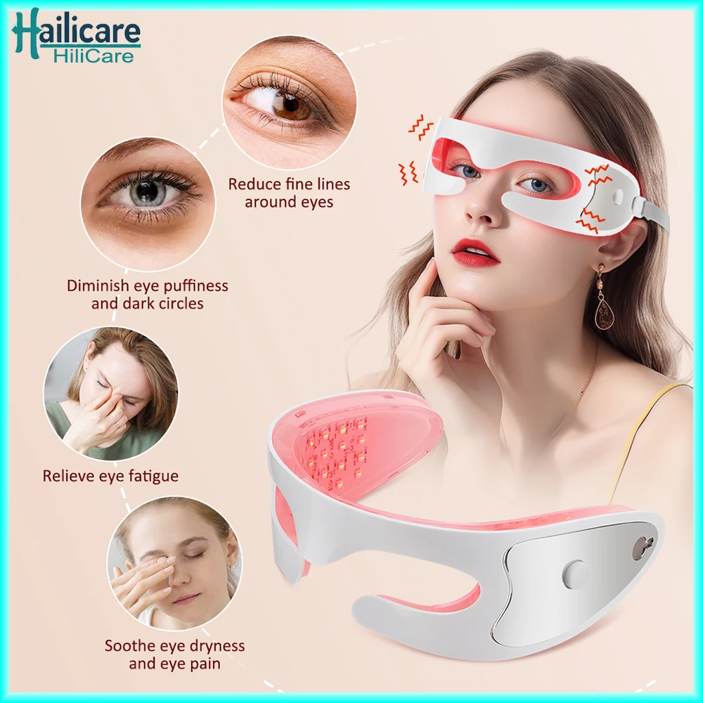 Anti-aging Eye Massager LED Photon Therapy Relax Fatigue Relief Lighten Dark Circles Smooth Eye Fine Line Beauty Eye Care
