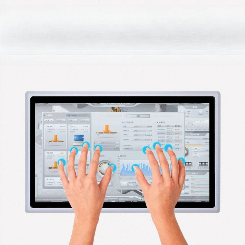 21 inch industrial control machine industrial touch panel 6/7/8/11th generation workshop automation production computer