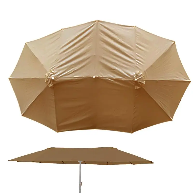 

Beach Umbrella Replacement Canopy Waterproof 12-Rib Umbrella Top Fabric Cover Outdoor Replacement Canopy For Beach Umbrella
