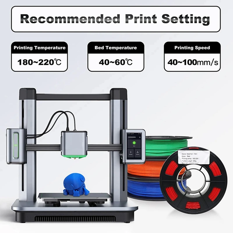 

3D Printing Filament 1.75mm Standard 1kg/Roll 3D Printing Filament for 3D Printers 3D Printing Supplies A-A09I