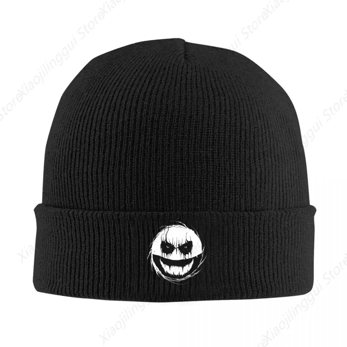 Gengars Bonnet Hats shadow Beanie Hats Custom Skullies Beanies Winter Casual Men Women Kpop Warm Soft Cap