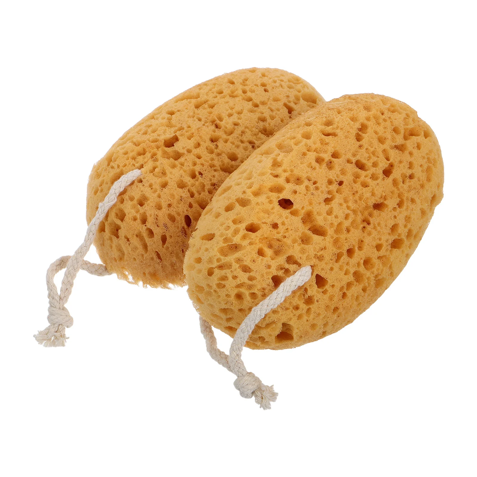 

2 шт., губка для ванны, мягкая отшелушивающая губка для душа, глубокая очистка, скруббер для тела для мужчин и женщин, набор аксессуаров для ванной