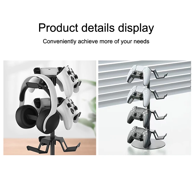 3-stufiger Game-Controller-Ständer, für 12 Controller, schwarzer Controller-Organizer, kompatibel mit PS5, 4/One/Switch Pro