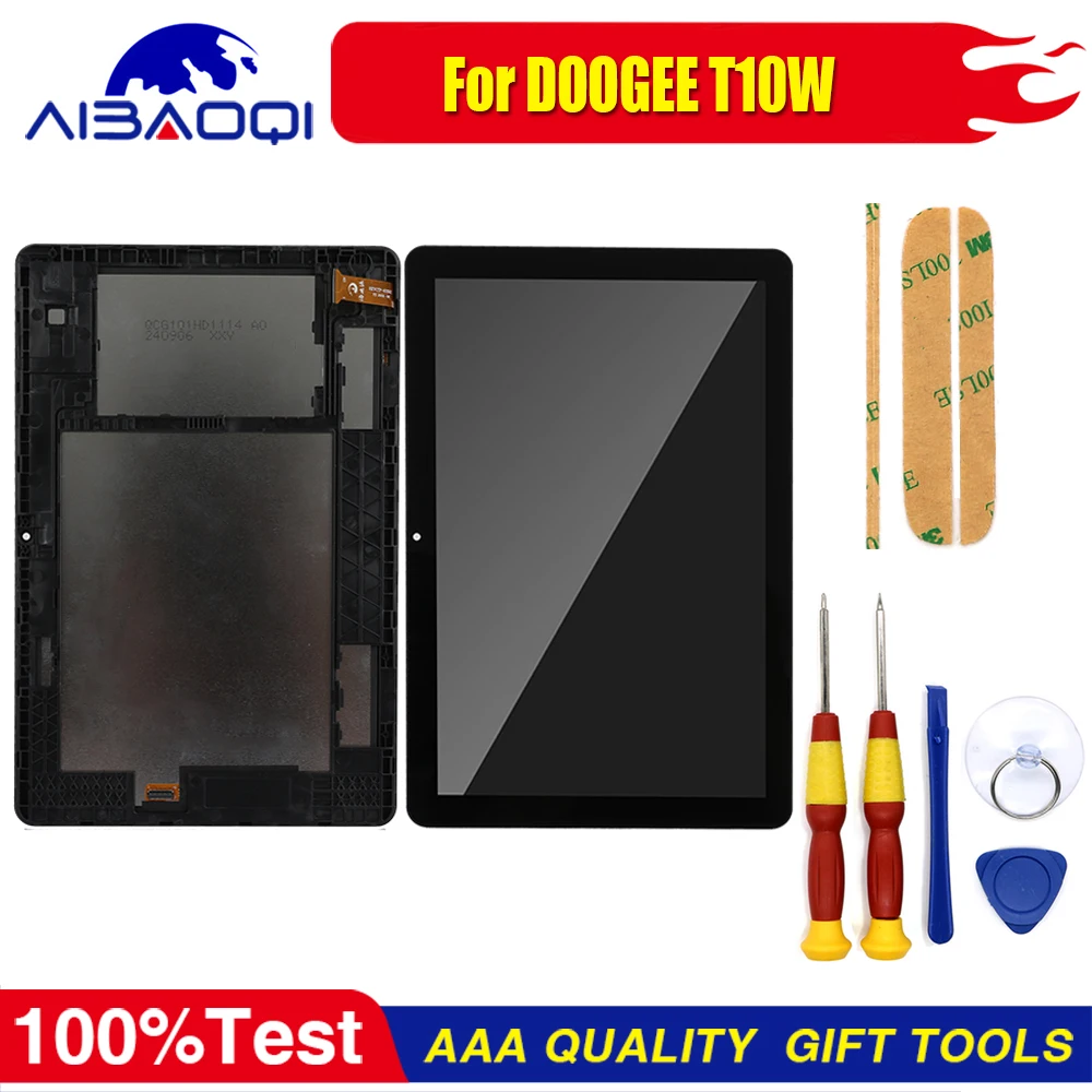 Original Touch Display For DOOGEE T10 T10 Pro T10W Tablet LCD