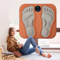 Electric EMS Foot Massager Pad Pulse Smart 3D Acupuncture Point Feet Massage Mat Muscle Stimulation Relief Pain Muscle Relax