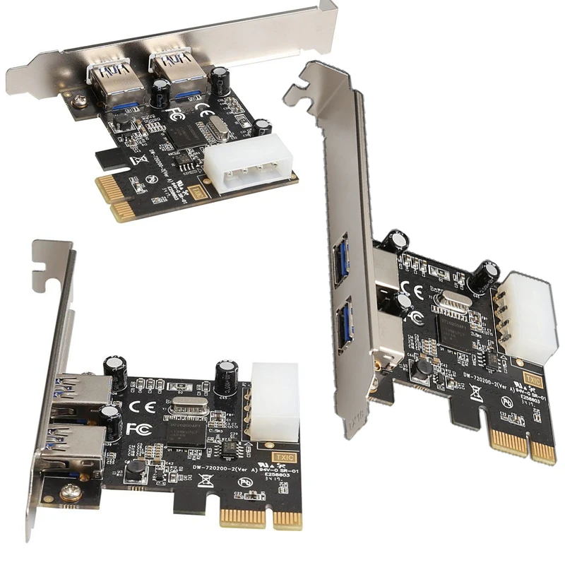 

PCI-E Riser Card Adapter Extender PCIe Converter Expansion card PCI-E To USB 3.0 Card PCI-E Card Controller dock station 5Gbps