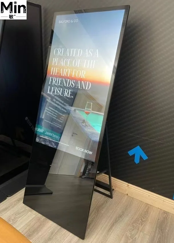 

55 Inch Portable LCD Advertising Player Digital Signage Poster Display Screen for Restaurant & Retail