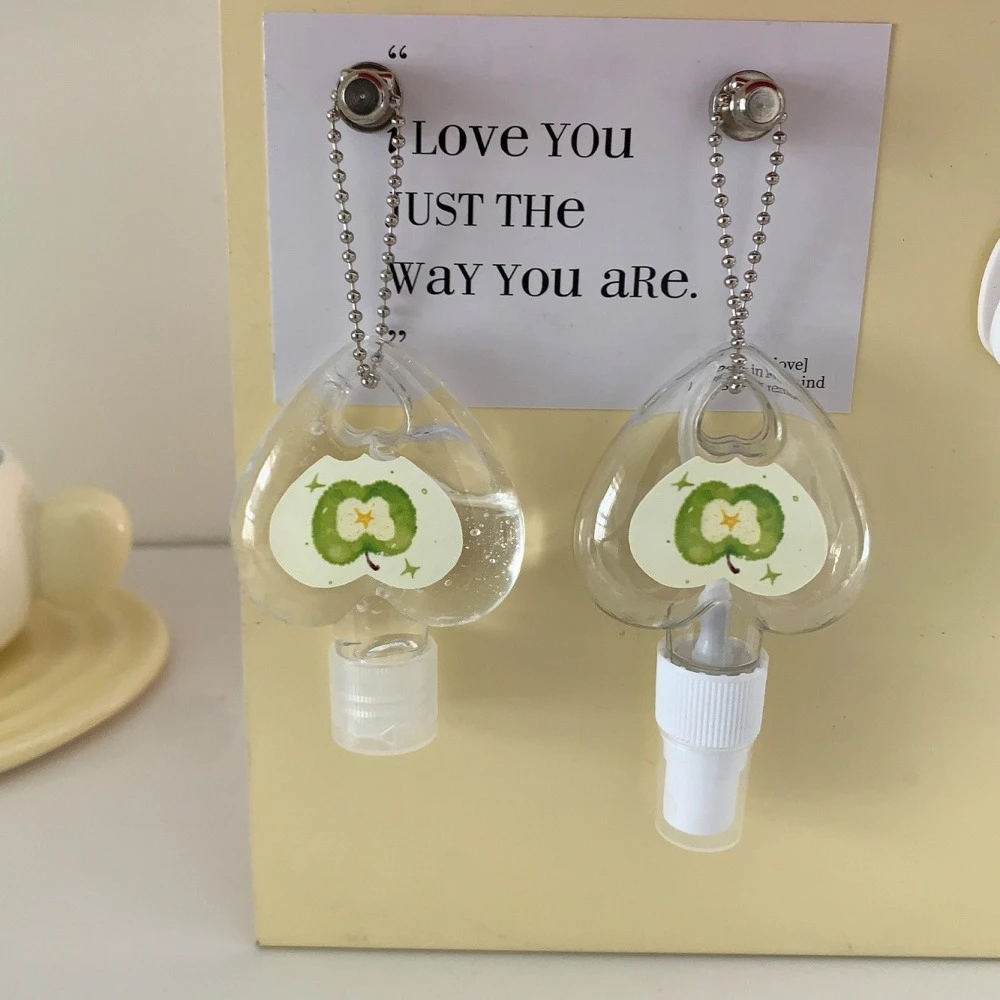 Original Love Portable Cute Sub Bottled Keychain Alcohol Shower Gel Perfume Travel Empty Bottle Lotion Spray Bottle Accessories