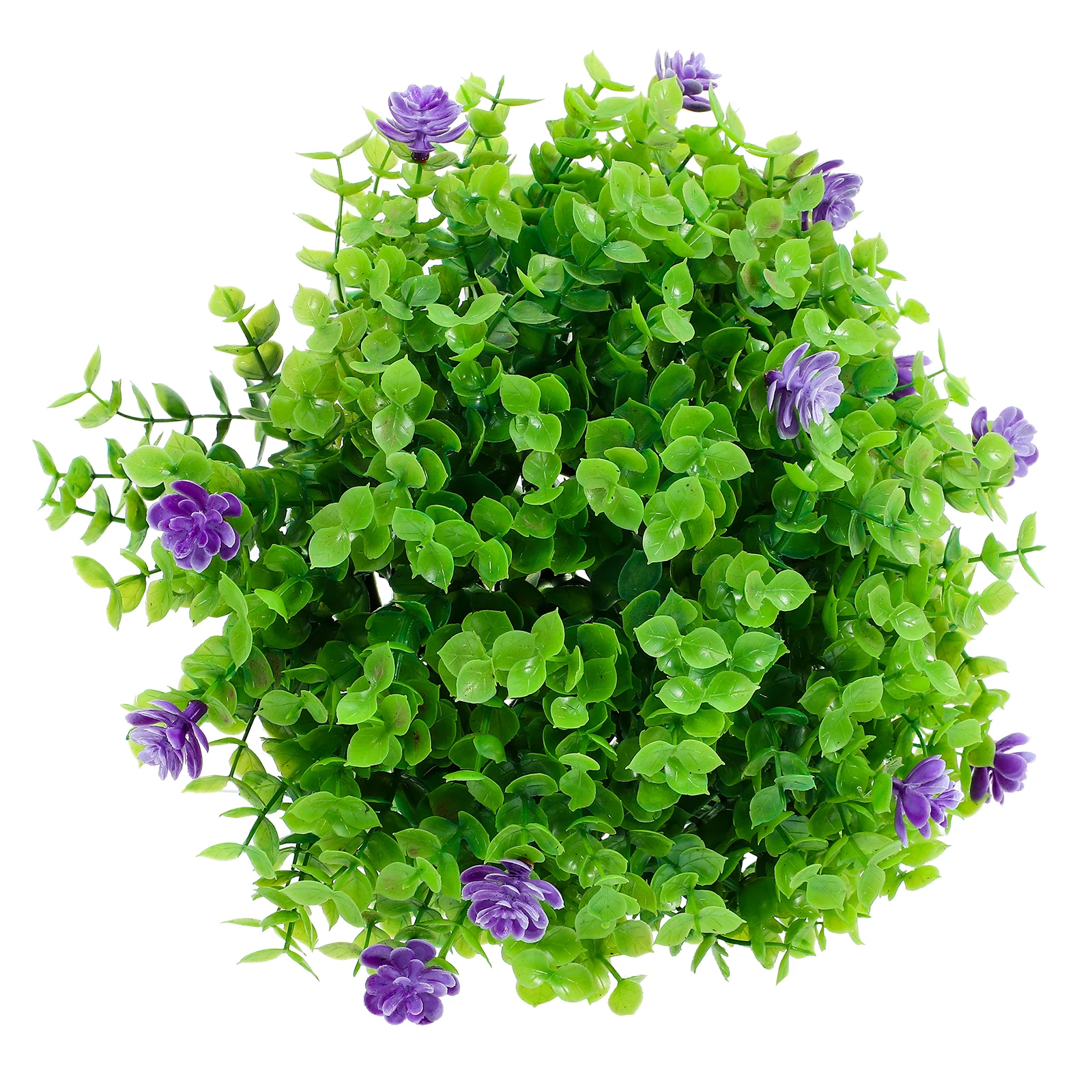 

Eucalyptus Grass Ball Decor 26cm Purple Flower Plant Topiary Balls Artificial Wedding Commercial Display
