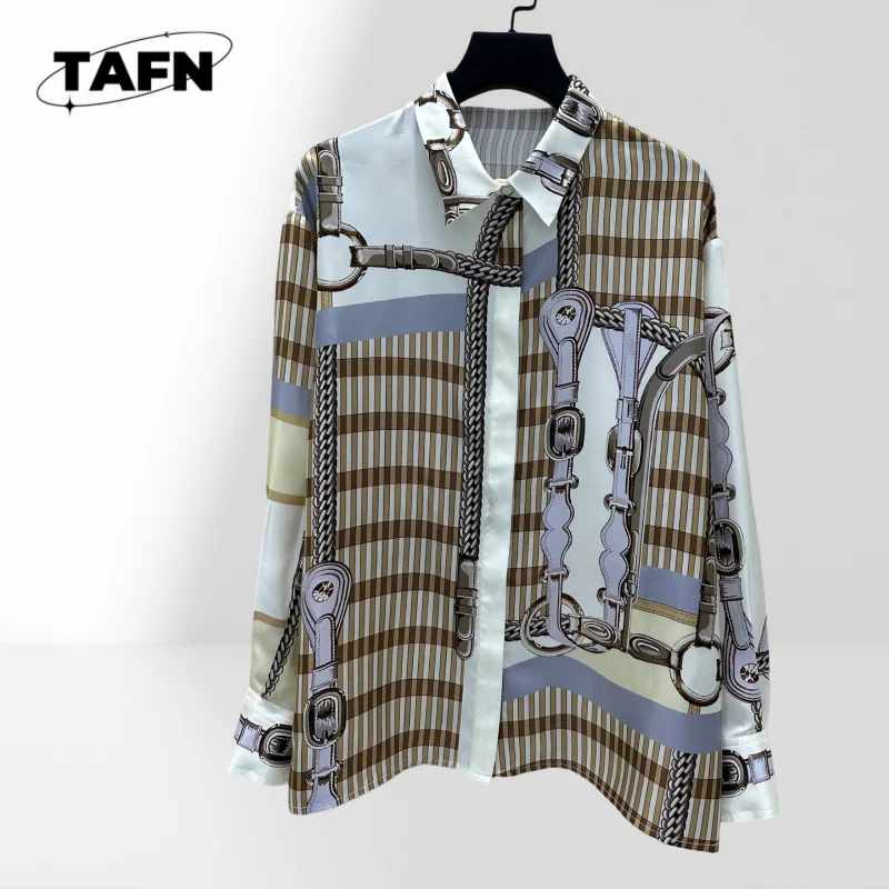 

100% Silk Twill Texture Women's Solid Color Cotton Shirt Loose Fit Blouse Tunic Style Casual Loose Blouse AH0125
