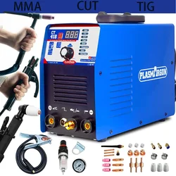 Máquina de soldadura CT418 CUT/TIG/MMA 3 en 1, inversor multifunción, cortador de Plasma 40A, TIG 180A, arco de argón 160A, equipo de soldadura