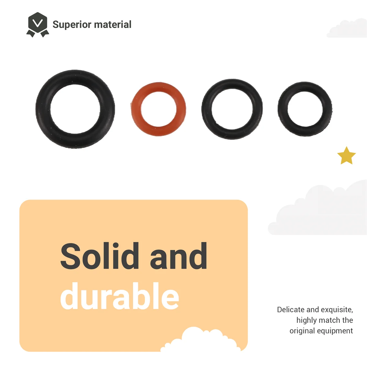 Уплотнительное кольцо для насадки шланга Karcher Lance, запасное уплотнительное кольцо 2,640-729,0, резиновое уплотнительное кольцо для мойки высокого давления для K2 K3 K4 K5 K6 K7 A