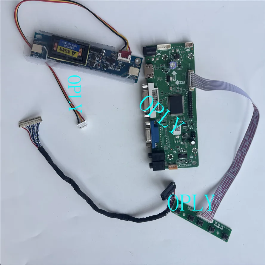 M.NT68676 HDMI-compatible VGA DVI Controller board for LP171WX2 LP171WX2-TLB1 LP171WX2-TLB2 1440X900 LCD panel Screen monitor