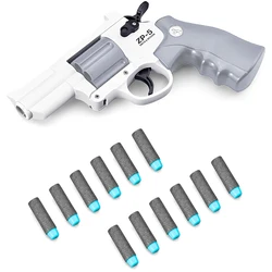 ZP5 Revolver Pistol Launcher Shooting Games Gifts For Kids Boys Safe Toy Gun Dropshipping