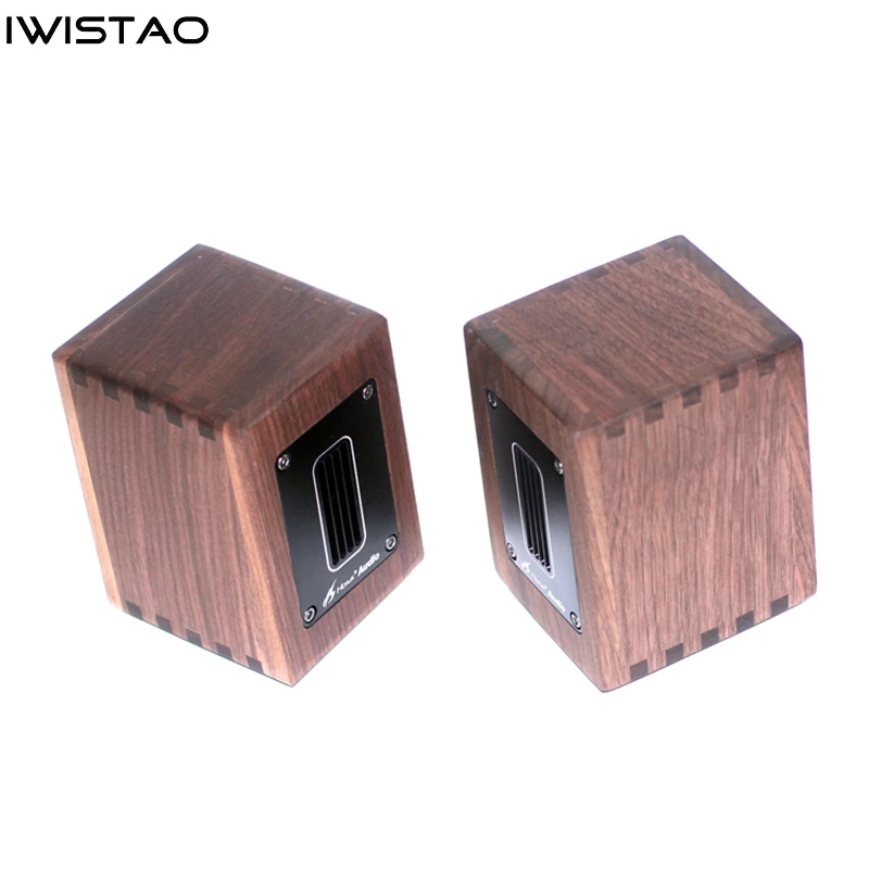 Aluminum Ribbon-Type External Super Tweeter 1 Piece in Exquisite Walnut Solid Wood Housing for Audiophiles HIFI Audio