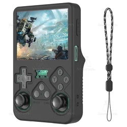 R36S Full Fit Protective Case with Lanyard Anti-fall Anti-scratch Anti-slip Silicone Soft Shell Cover Skin Accessories - Black